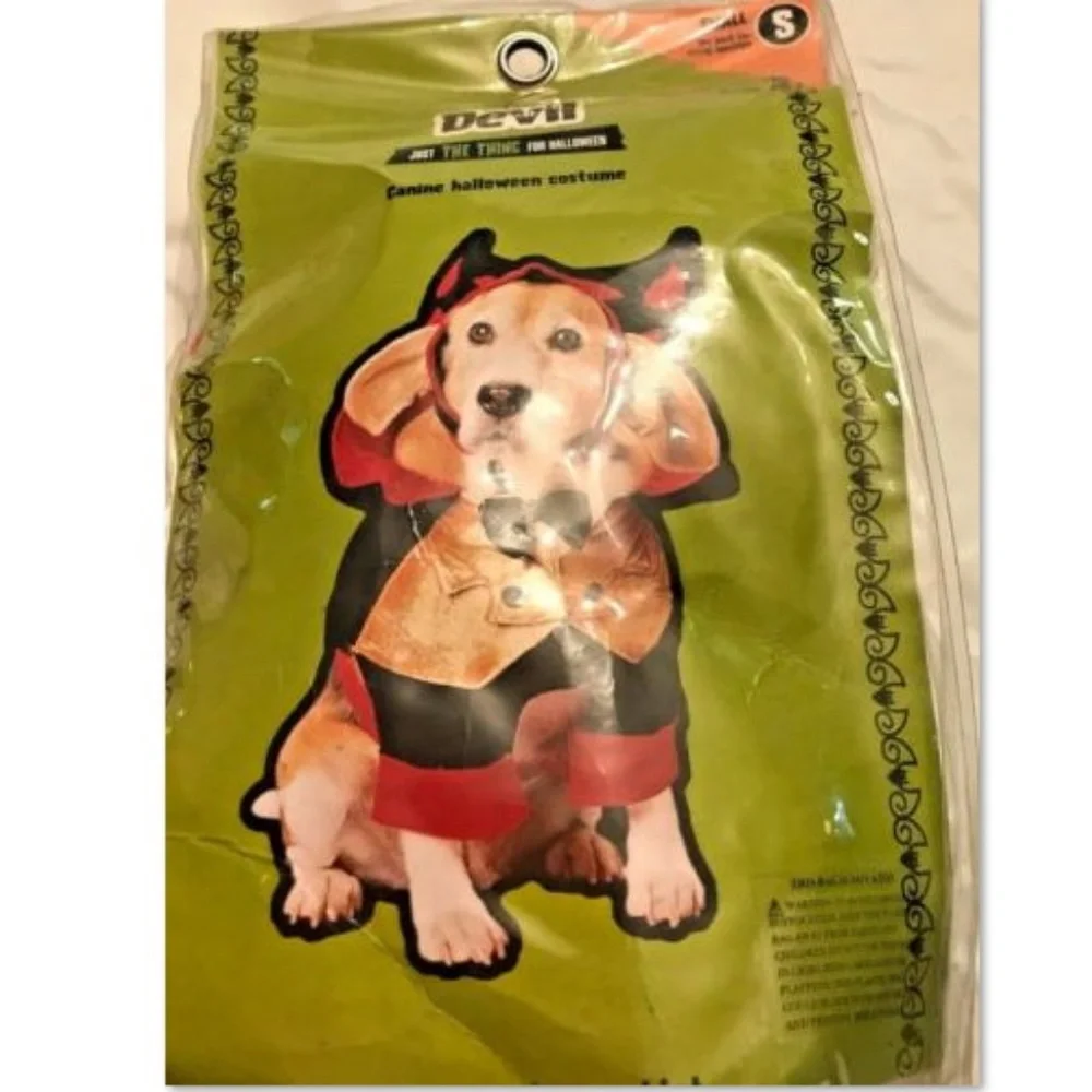 NWT Devil dog puppy costume and hat small dog pup